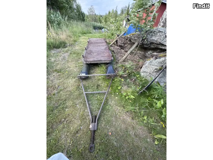 Säljes Motorkälkesläde, dubbelvagn