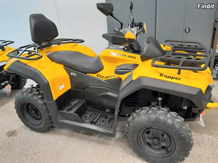 Myydään UUSIA Trapper 450L mönkijöitä 3 kpl ensin ehtiville