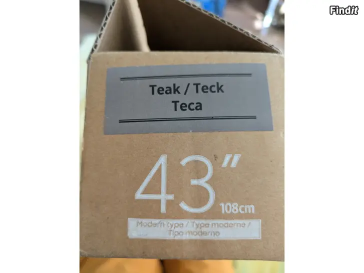 Säljes Säljes ram till Samsung frame 43 TV, färg teak
