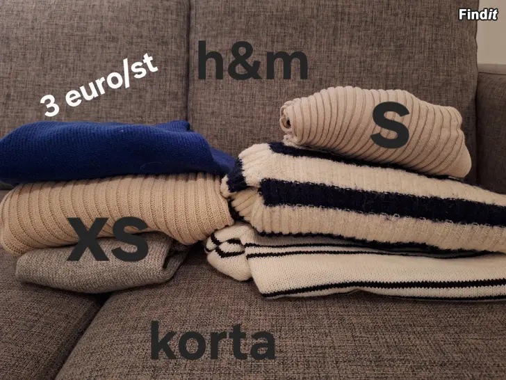 Säljes Damkläder strl XS-S säljes