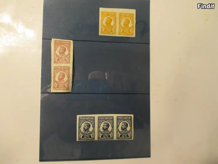 Myydään ROMANIA, 1917, laittomat merkit
