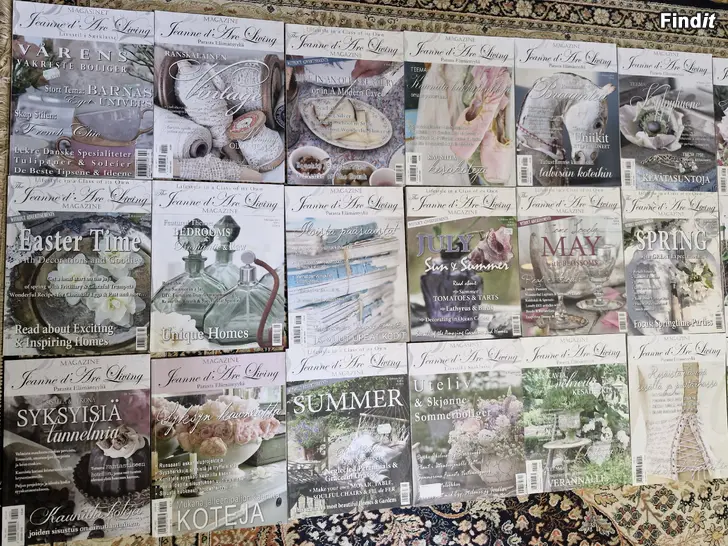 Säljes Jeanne dArc Living magazines 41 kpl