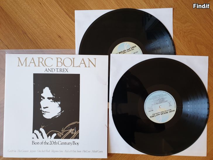 Säljes Marc Bolan  T-Rex, Best of the 29th century boy. Vinyl 2LP