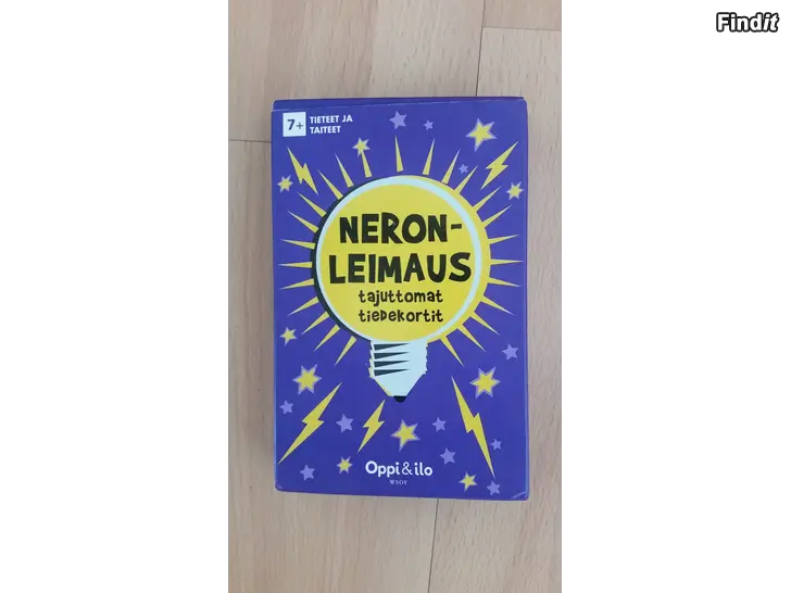 Myydään Oppi ja ilo - Neronleimaus tajuttomat tiedekortit WSOY -hinta 4e