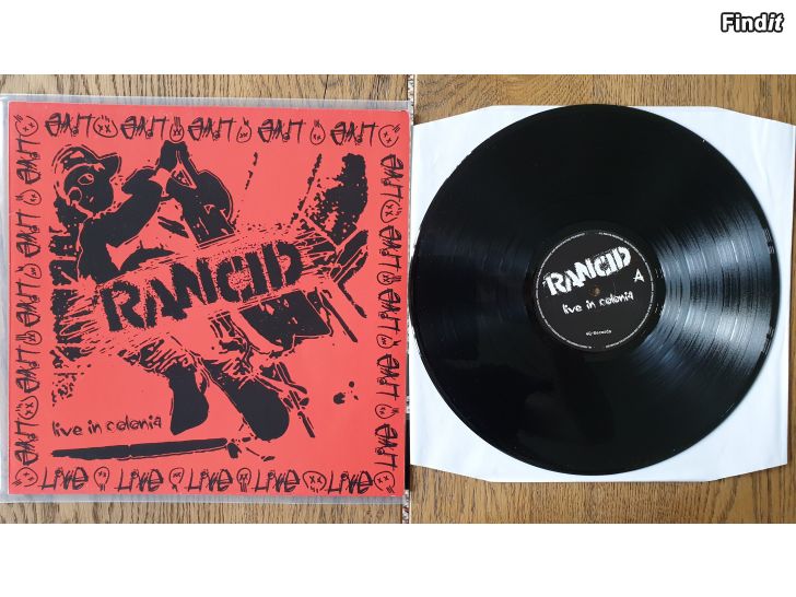 Säljes Rancid, Live in Colonia. Vinyl LP