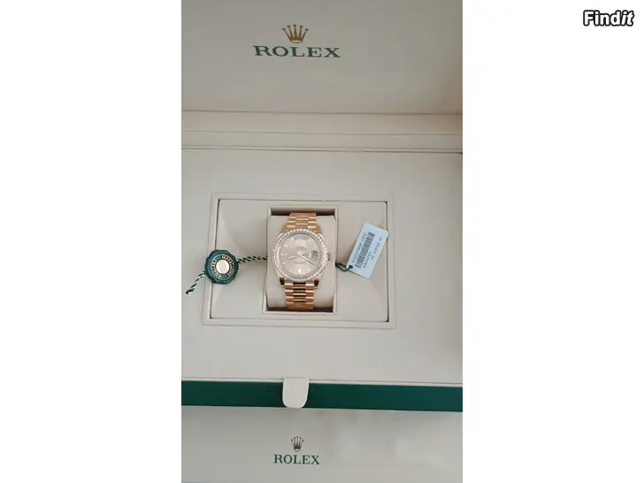 Säljes Rolex Day Date 40 228238RBR baguette dial orginal RBR