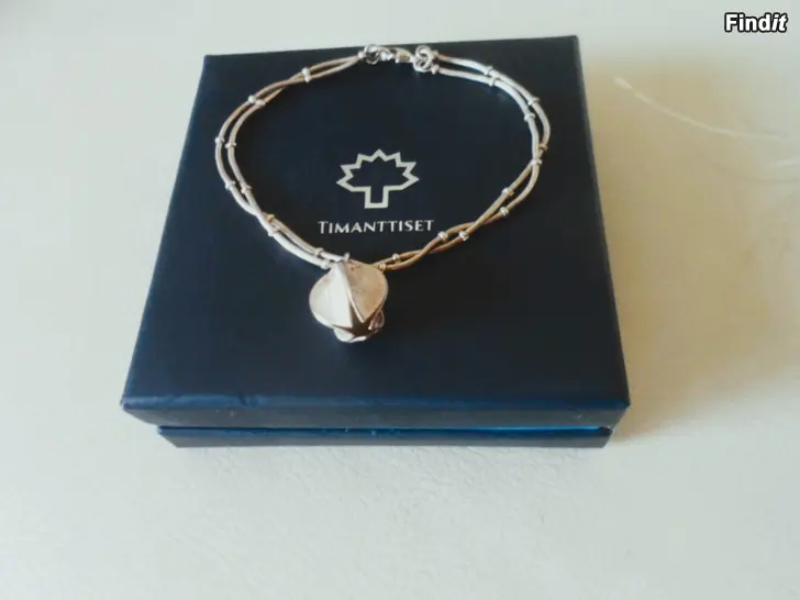 Myydään Kalevala Lumikukka rannekoru Hopea