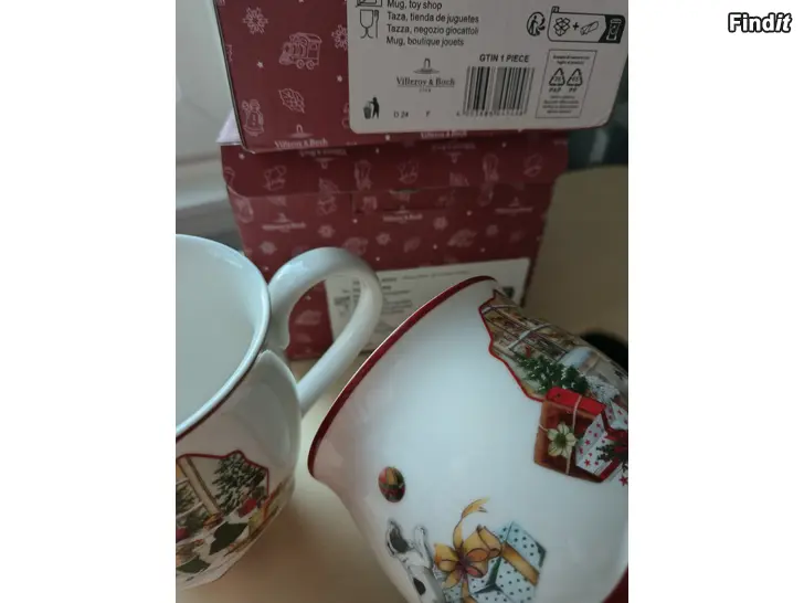 Myydään Willery Boach joulumukit