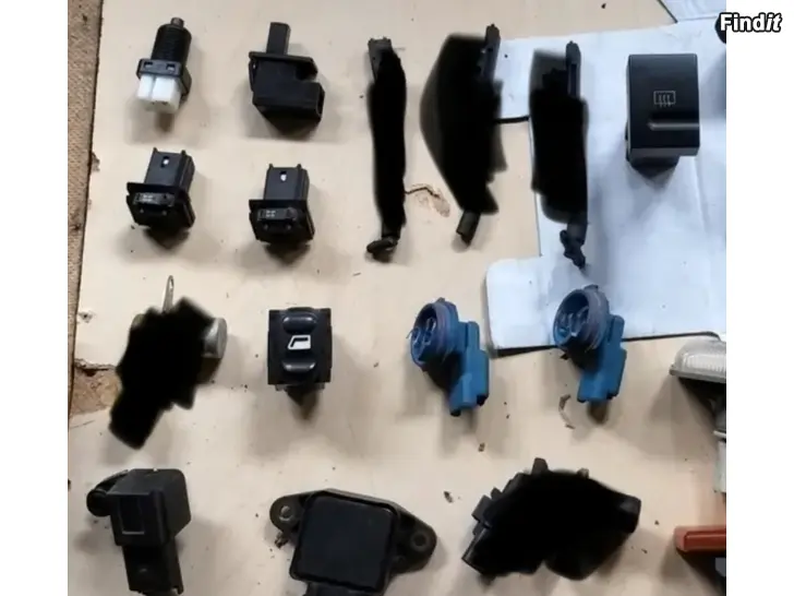 Myydään Puskurin ritilä vilkkut