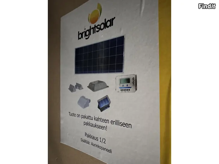 Myydään Aurinkopaneeli autoon tai vaunuun