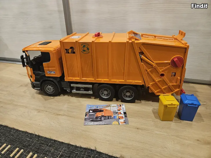 Myydään Bruder Scania sopbil
