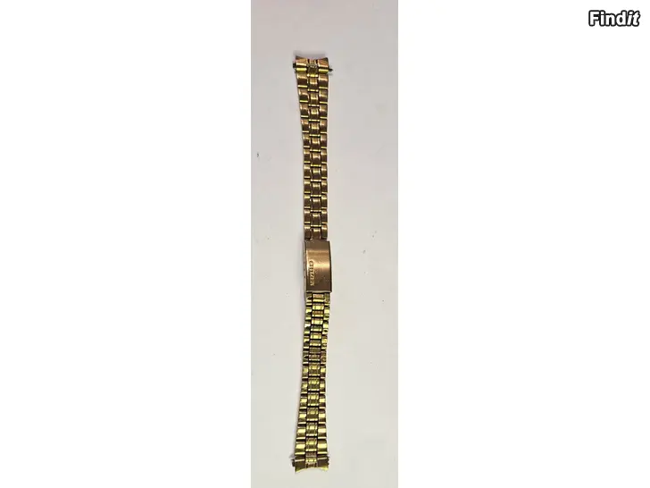 Myydään Citizen teräs / kulta värinen 14 mm kellon ranneke