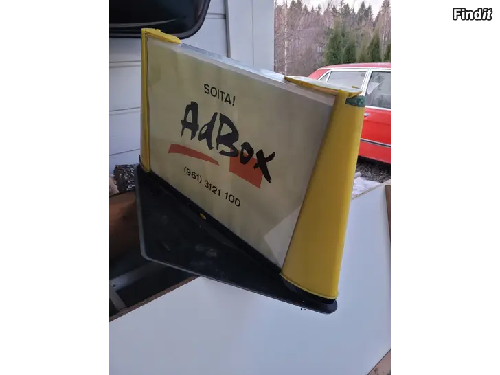 Myydään Taksi skyllt // taksi kyltti rekvisiitta talliin