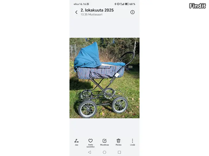 Säljes Lastenvaunut Emaljunga