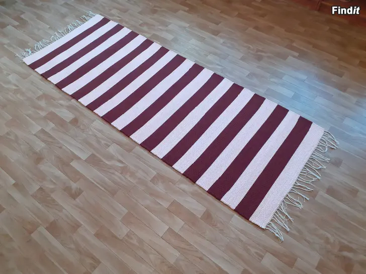 Myydään Tasaraitamatto 200x76cm