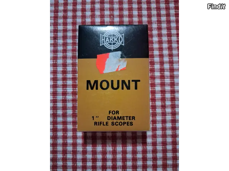 Myydään Hakko Mount kiikaritähtäimen jalustarenkaat 1 putkella