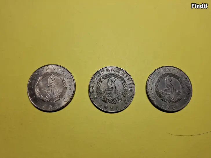 Säljes Sparbanksveckan/Säästöpankkiviikko 3 stycken 1964,-66,-67