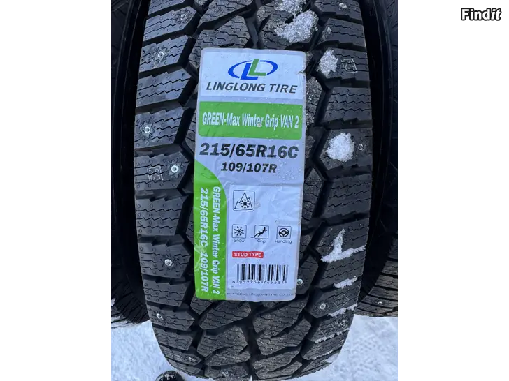 Myydään Nastarenkaat 215/65R16 C