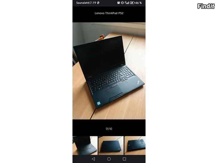 Säljes Lenovo thinkpad p52s