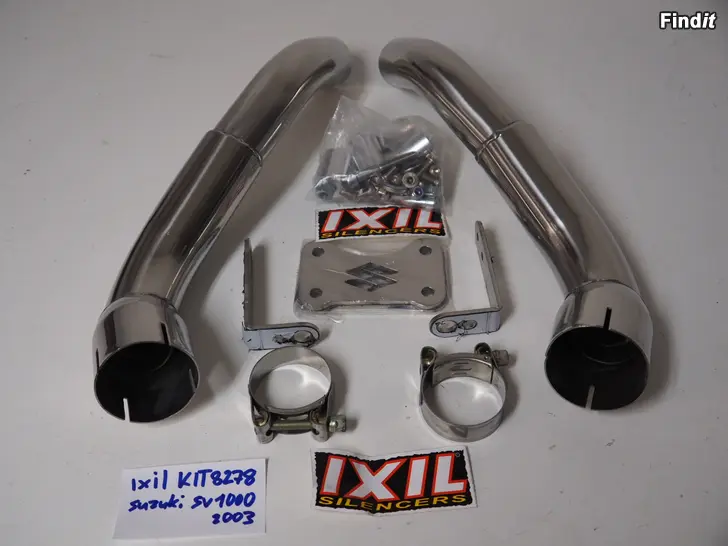 Myydään Ixil KIT8278 Suzuki SV 1000 2003 väliputket exhaust