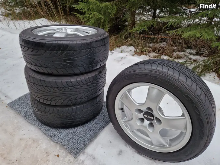 Myydään Ronal 16 Laatuvanteet Dunlop Sport renkailla
