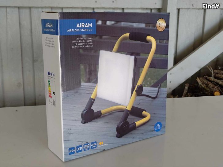 Säljes NYA Airam Airflood 50W arbetsljus