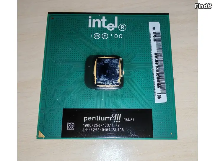 Myydään Intel Pentium III 1GHz Coppermine FSB 133MHz Socket 370