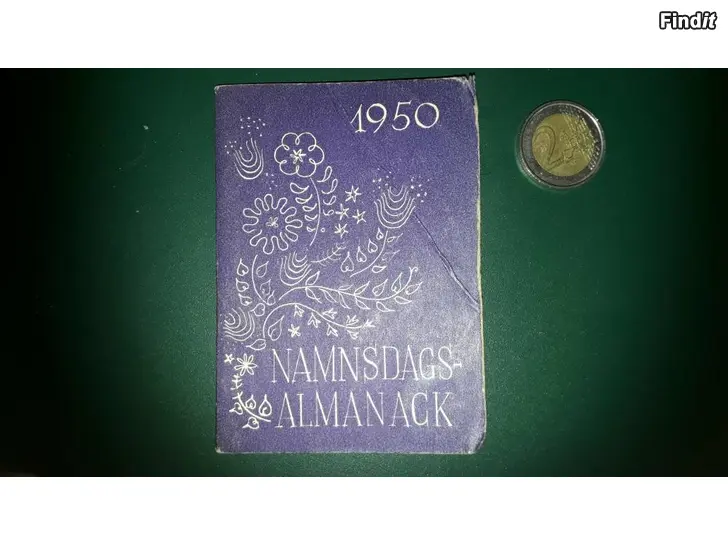 Myydään Namnsdags almanack 1950, Weilin+Göös Helsingfors