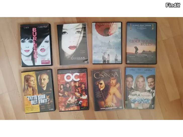 Myydään 8kpl DVD elokuva yhteishintaan 12e