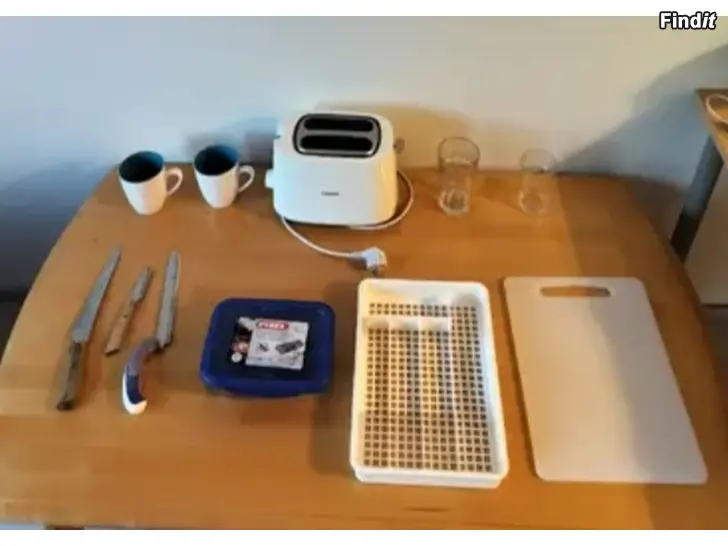 Myydään Juomalasit Philips leivänpaahdin pyrex säilytysrasia