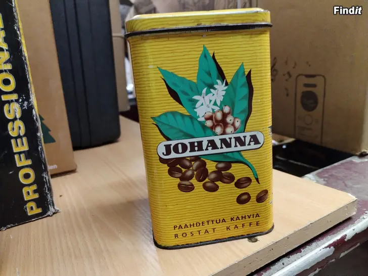Säljes JOHANNA kahvipurkki