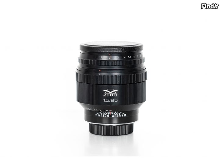 Säljes Zenit Helios 40-2-N 85mm F/1.5 Nikon F mount