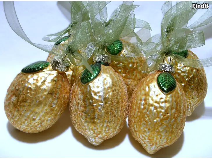 Myydään Sitruuna Ripustettavat Koristeet 6 kpl