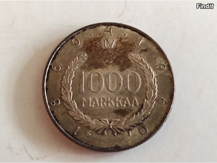 Myydään 1000 Markkaa 1960, kolikko. Postitus onnistuu