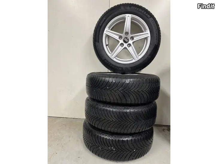 Säljes Michelin Crossclimate 2, 205/60x16  fälgar/vanteet