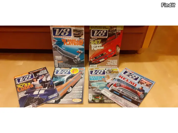 Myydään V8 Lehtiä ja Julisteita
