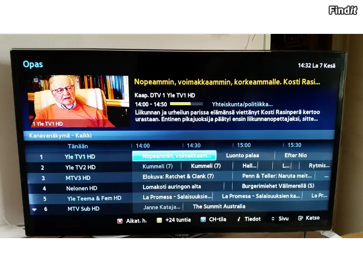 Myydään Samsung 40 Smart 3D LED-TV ES6565 -60e