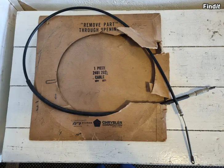 Myydään Mopar Dodge B-body 1962-64 Autom. Parkkilukon Kaapeli