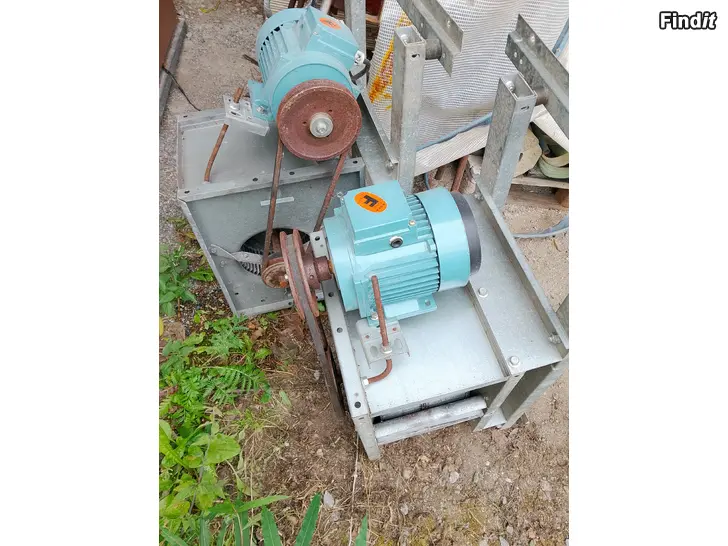 Säljes Fläktar med elmotorer