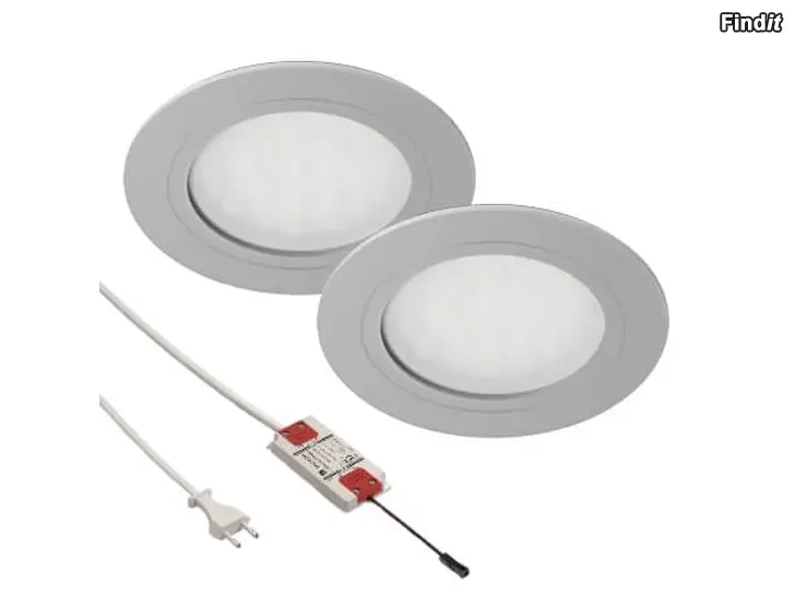 Myydään Metrix ip 44 LED-kalustevalosetti teräs 3000 K