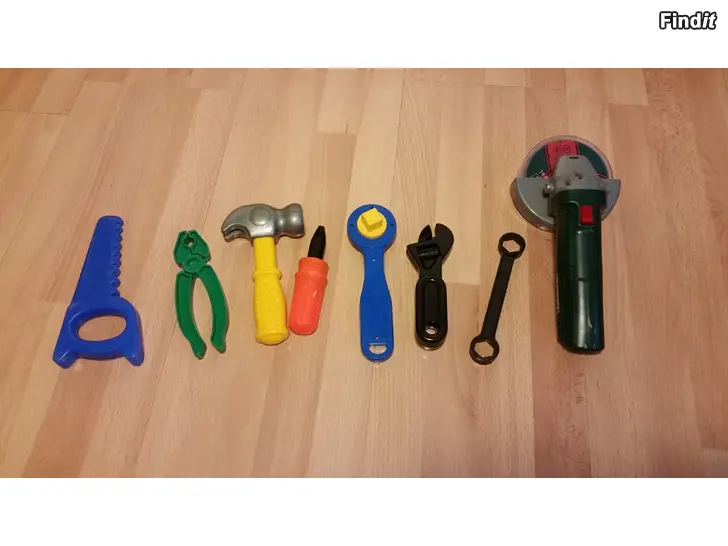 Myydään lasten lelutyökalut kulmahiomakone ja työkalut  -14e