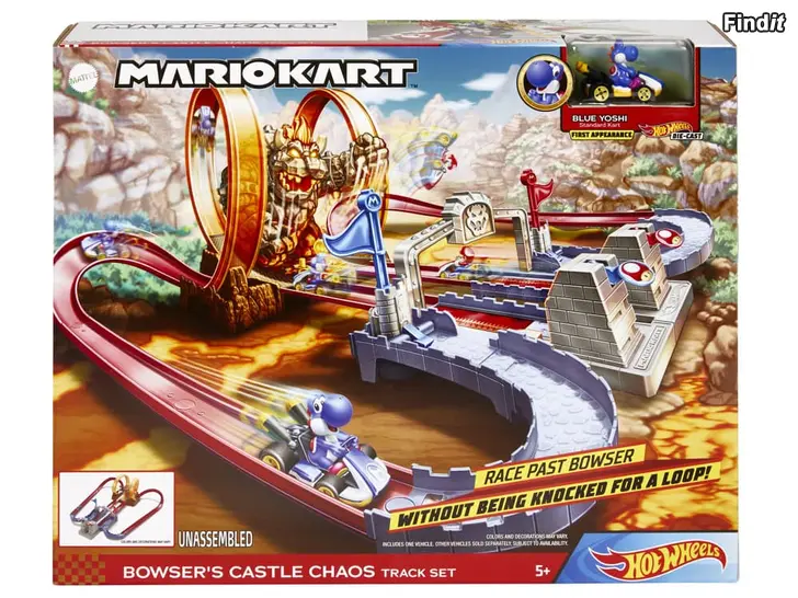 Säljes Hot Wheels Mario Kart + Princess peach och Yoshi