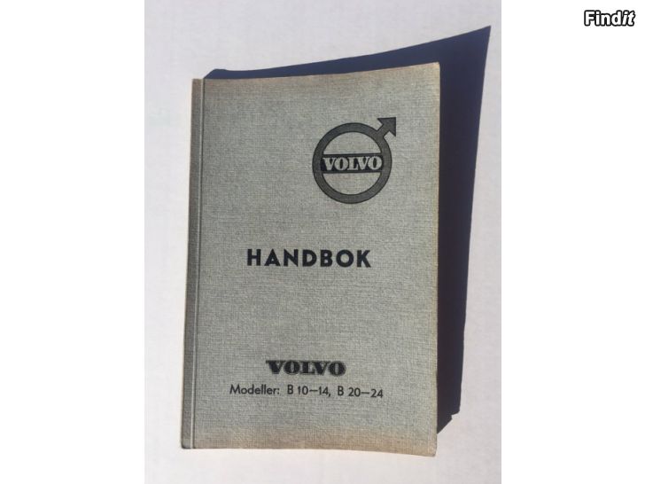 Säljes Volvo handbok Omnibuschassier år 1940