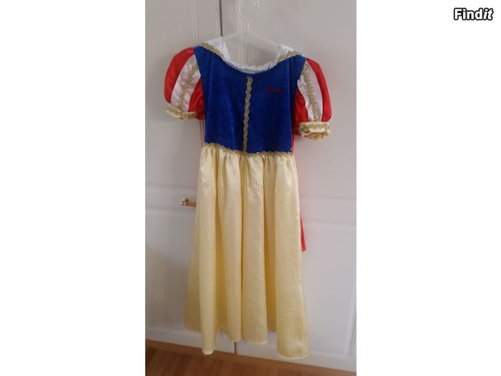 Myydään Lumikkimekko Disney Snow White dress costume for kids - 15e