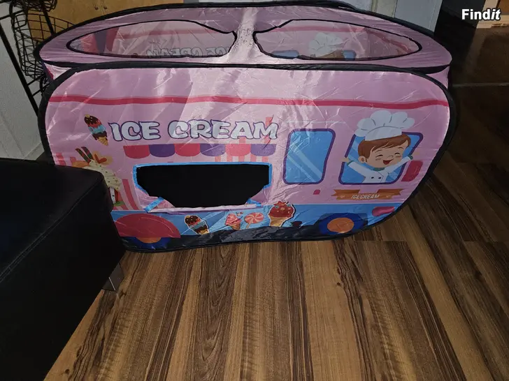 Säljes Glasskiosktält för småbarn