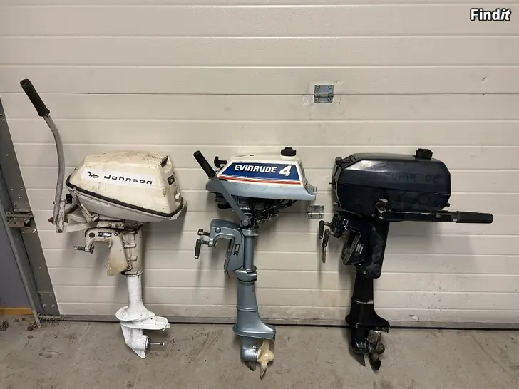 Säljes 3 båtmotorer