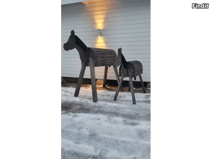 Säljes Trähäst och träponny
