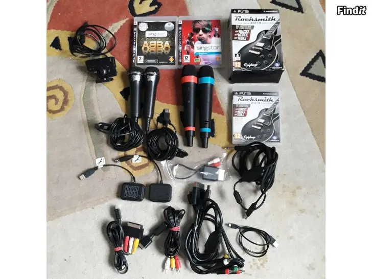 Myydään SingStar/Guitar Hero ja muuta sälää