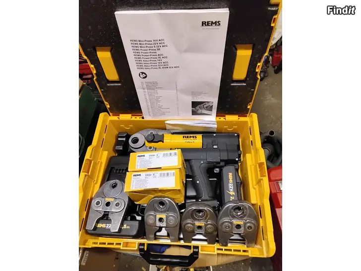 Myydään Rems minipress 22V
