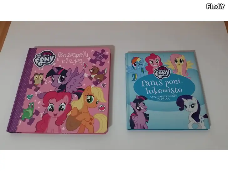 Myydään My Little Pony kirja ja palapelikirja